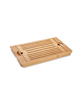 BAMBOO BREAD CUTTING BOARD WITH COLLECTOR