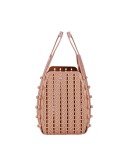 ΜΙΝΙ ΠΤΥΣΣΟΜΕΝΗ ΤΣΑΝΤΑ AYKASA Warm Taupe