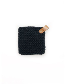 "WAVES" KNITTED PLACEMATS SMALL BLACK