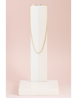 TUBE NECKLACE GOLD 