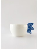 ΚΟΥΠΑ ΦΥΛΛΟ ΧΕΙΡΟΠΟΙΗΤΗ - ΜΠΛΕ | CHRISSA CERAMICS