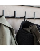 ΚΡΕΜΑΣΤΡΑ ΜΕΤΑΛΛΙΚΗ ΜΑΥΡΗ RACK