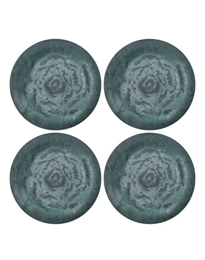 ΠΙΑΤΑ SERVEUR ΠΡΑΣΙΝΟ σετ 4 D24