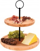 ΕΤΑΖΕΡΑ 2 ΕΠΙΠΕΔΩΝ ΞΥΛΙΝΗ ΒΑΜΒΟΟ