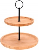 ΕΤΑΖΕΡΑ 2 ΕΠΙΠΕΔΩΝ ΞΥΛΙΝΗ ΒΑΜΒΟΟ