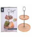 ΕΤΑΖΕΡΑ 2 ΕΠΙΠΕΔΩΝ ΞΥΛΙΝΗ ΒΑΜΒΟΟ