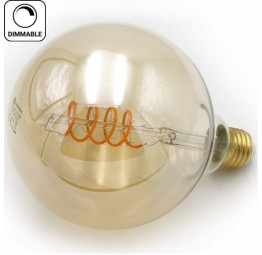 LED Lamp G125 6W E27 230LM warm light 1800K 