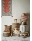 Πουφ Ψάθινα Boho set 3 τεμάχια Madam Stoltz
