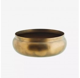 Iron bowl Brass color D13