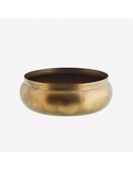 Iron bowl Brass color D13