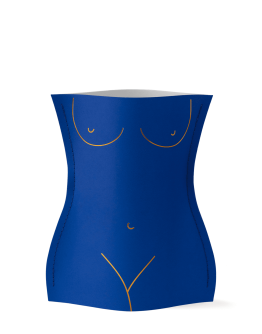 ΜΙΝΙ ΧΑΡΤΙΝΟ ΒΑΖΟ VENUS (ΜΠΛΕ)