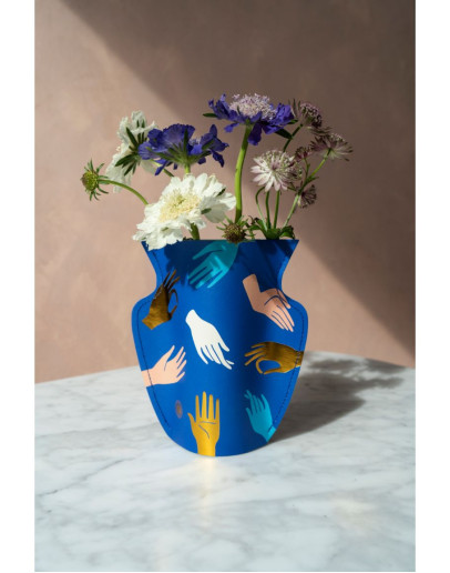 ΜΙΝΙ ΧΑΡΤΙΝΟ ΒΑΖΟ ΡΟΖ | HAMSA 