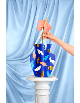 ΧΑΡΤΙΝΟ ΒΑΖΟ HAMSA ΜΠΛΕ 