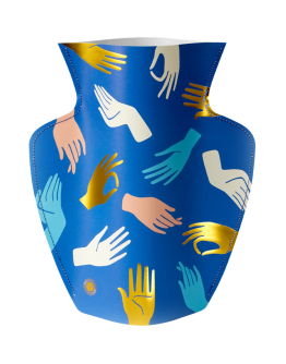 ΧΑΡΤΙΝΟ ΒΑΖΟ HAMSA ΜΠΛΕ 