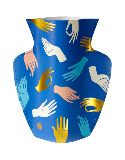 ΧΑΡΤΙΝΟ ΒΑΖΟ HAMSA ΜΠΛΕ 