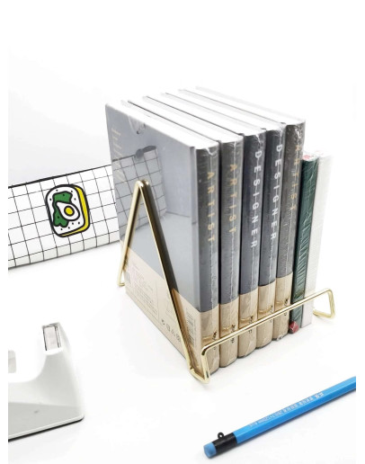 ΜΕΤΑΛΛΙΚΟ ΣΤΑΝΤ ΒΙΒΛΙΟΥ ΕΝΤΥΠΩΝ ΧΡΥΣΟ