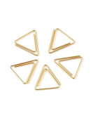 ΣΥΝΔΕΤΗΡΑΣ ΤΡΙΓΩΝΟ ΧΡΥΣΟ ΧΡΩΜΑ 6 τεμ 3x3 cm