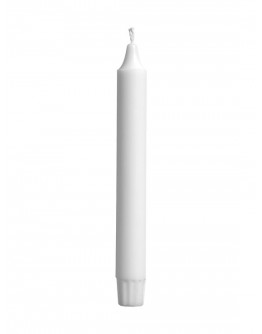 CANDLE  WHITE 20 cm 