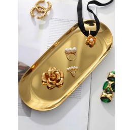 NORDIC STYLE GOLD TRAY | SMALL