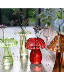 Βάζο Μανιτάρι Γυάλινο Πράσινο