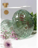 Βάζο Μανιτάρι Γυάλινο Πράσινο